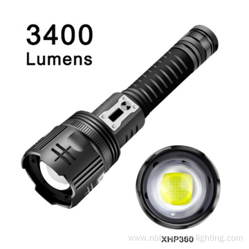 Led Rechargeable Zoomable Tactical Torch Flashlights